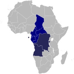 carte des pays de la ceeac